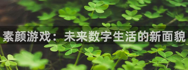 天美娱乐2登录：素颜游戏：未来数字生活的新面貌