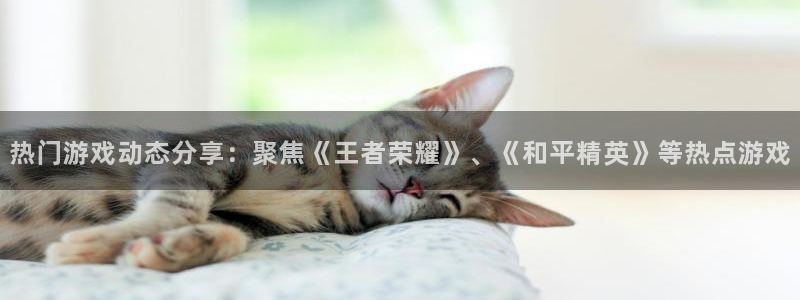 天美娱乐注册平台：热门游戏动态分享：聚焦《王者荣耀》、《和平